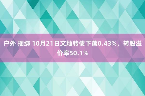 户外 捆绑 10月21日文灿转债下落0.43%，转股溢价率50.1%