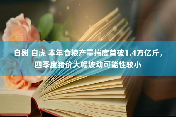 自慰 白虎 本年食粮产量揣度首破1.4万亿斤，四季度猪价大幅波动可能性较小